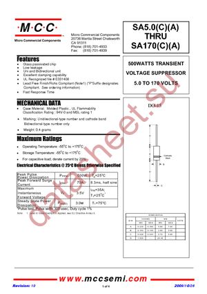 SA33A-TP datasheet  